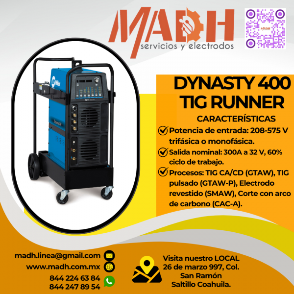 VENTA DYNASTY 400 TIG RUNNER