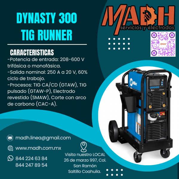 VENTA DYNASTY 300 TIG RUNNER