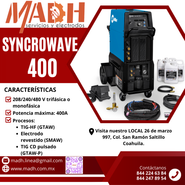 VENTA SYNCROWAVE 400 